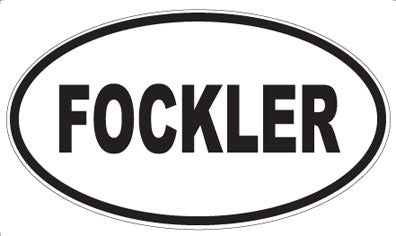 FOCKLER - Oval Magnet