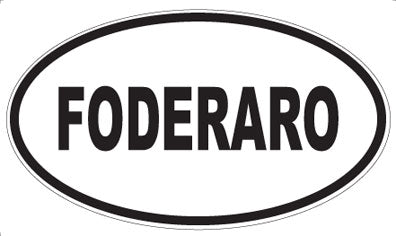 FODERARO - Oval Magnet