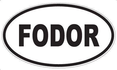 FODOR - Oval Magnet