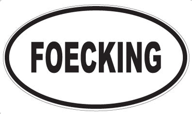 FOECKING - Oval Magnet