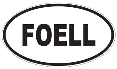 FOELL - Oval Magnet
