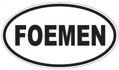 FOEMEN - Oval Sticker