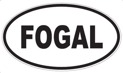FOGAL - Oval Sticker