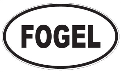 FOGEL - Oval Sticker