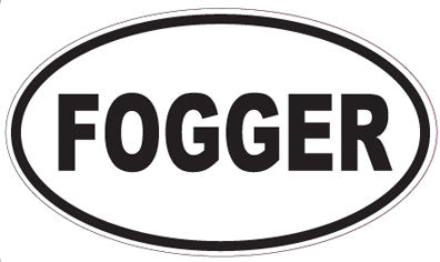 FOGGER - Oval Sticker