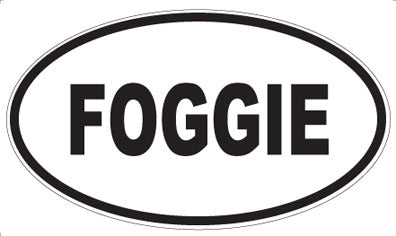 FOGGIE - Oval Sticker
