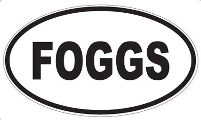 FOGGS - Oval Magnet
