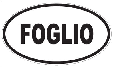 FOGLIO - Oval Magnet