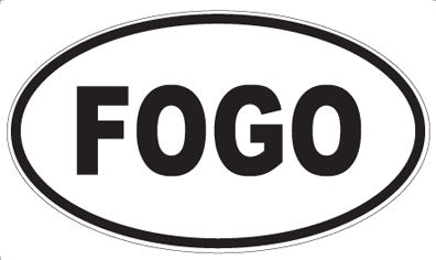 FOGO - Oval Sticker