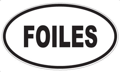 FOILES - Oval Magnet