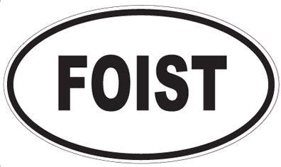 FOIST - Oval Magnet
