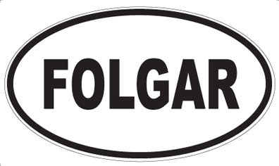 FOLGAR - Oval Sticker