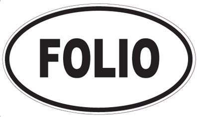 FOLIO - Oval Magnet