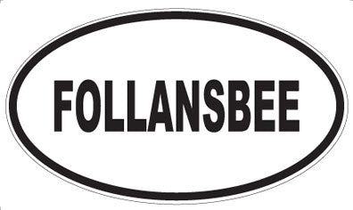 FOLLANSBEE - Oval Magnet
