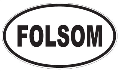 FOLSOM - Oval Magnet