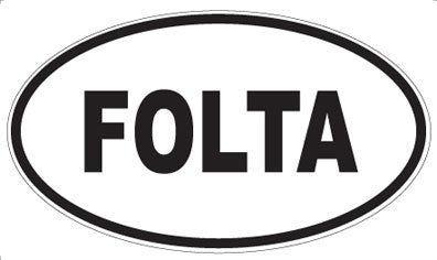 FOLTA - Oval Magnet