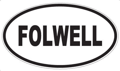 FOLWELL - Oval Sticker