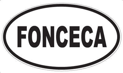 FONCECA - Oval Sticker