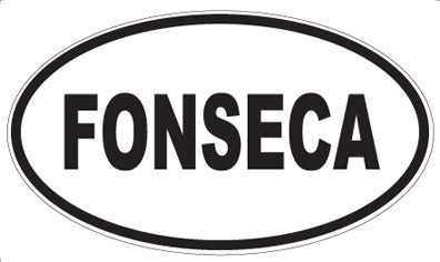 FONSECA - Oval Magnet