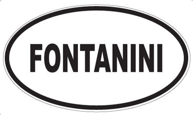 FONTANINI - Oval Sticker