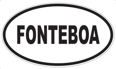 FONTEBOA - Oval Magnet
