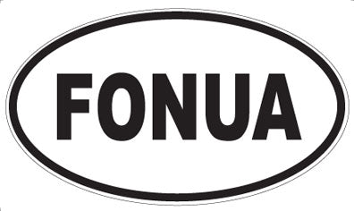 FONUA - Oval Sticker
