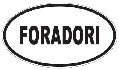 FORADORI - Oval Sticker