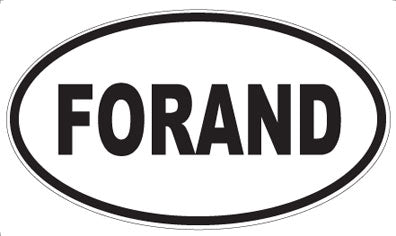 FORAND - Oval Magnet
