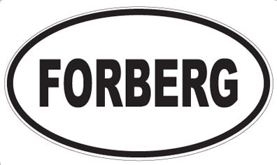 FORBERG - Oval Magnet