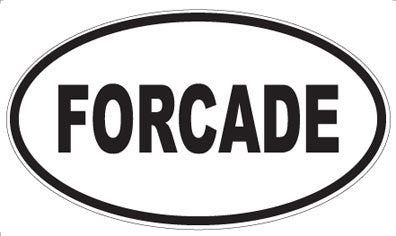 FORCADE - Oval Sticker