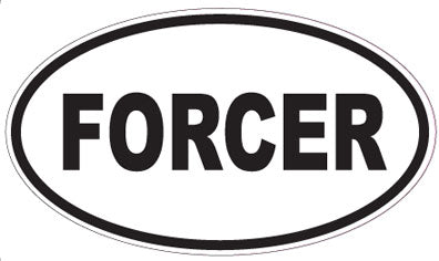 FORCER - Oval Sticker
