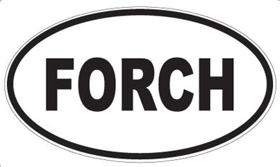 FORCH - Oval Sticker