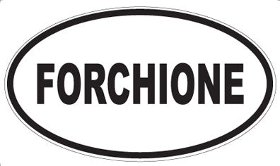 FORCHIONE - Oval Sticker