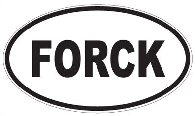 FORCK - Oval Magnet