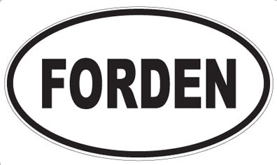 FORDEN - Oval Magnet