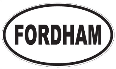 FORDHAM - Oval Sticker