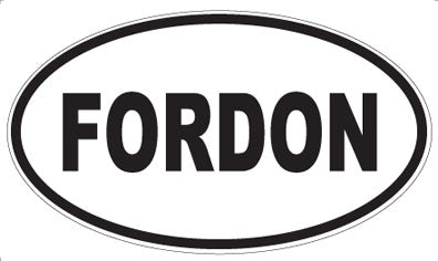 FORDON - Oval Magnet