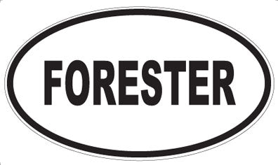 FORESTER - Oval Sticker