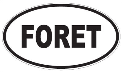 FORET - Oval Magnet