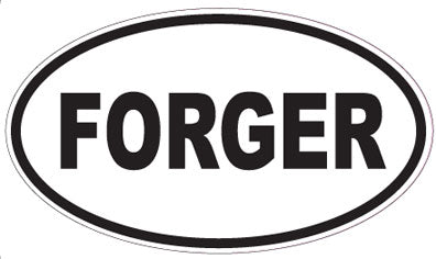 FORGER - Oval Sticker
