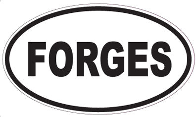 FORGES - Oval Sticker