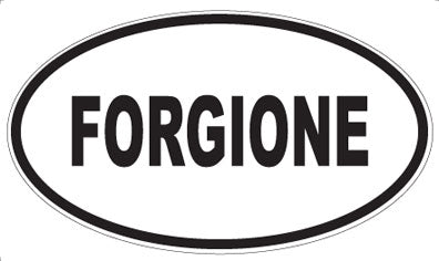 FORGIONE - Oval Sticker