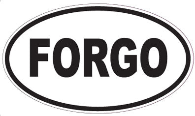 FORGO - Oval Magnet