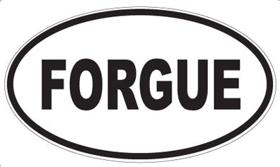 FORGUE - Oval Magnet