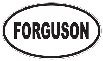 FORGUSON - Oval Sticker