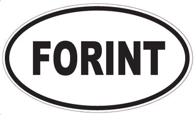 FORINT - Oval Sticker