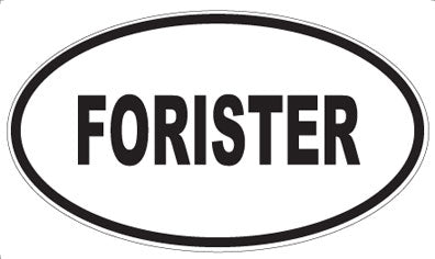 FORISTER - Oval Sticker