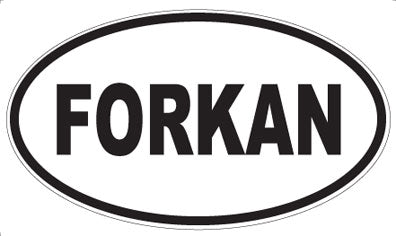 FORKAN - Oval Magnet