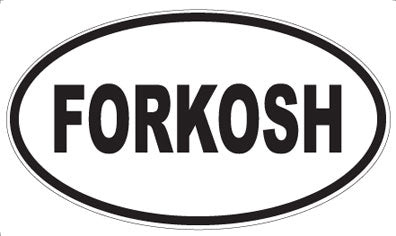 FORKOSH - Oval Magnet