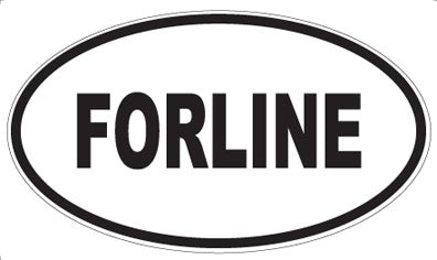 FORLINE - Oval Sticker